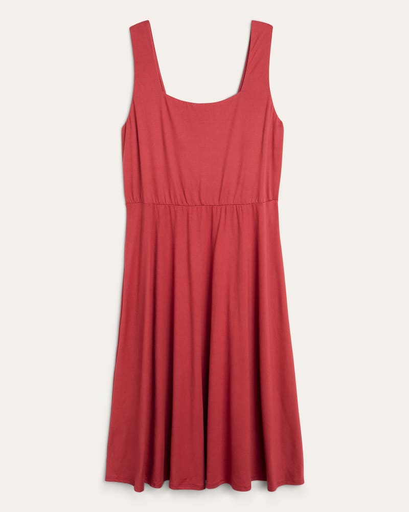 Front of plus size Sybil Squareneck Fit-And-Flare Dress by Socialite | Dia&Co | dia_product_style_image_id:174579
